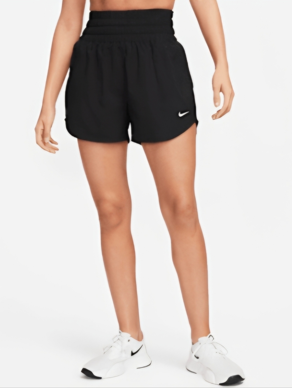 Nike One Dri-Fit Ultra High-Waisted 3" Brief-Lined Shorts